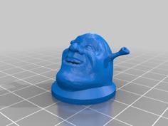 Squire Stratocaster Shrek Knob 3D Printer Model