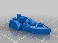 Steamboat Punk Ships 3D Printer Model