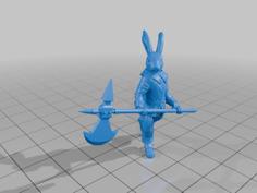 Redwall – Long Patrol Hare 3pk 3D Printer Model