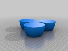 Triple Stool 3D Printer Model