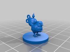 BOMB CHICK Explosive Chicken D&D 3D Printer Model