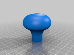 Simple Door Knob With Internal Screw 3D Printer Model