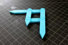 Golden Ratio Calipers – Print In Place 3D Printer Model