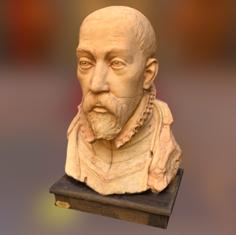 Bust Of A Nobleman In Armour And A Ruff 3D Printer Model