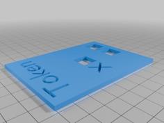 MTG Token 3D Printer Model