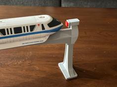 Monorail Track Bumper Disney Playset 3D Printer Model