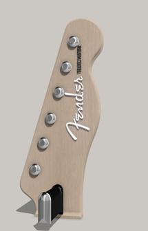 Telecaster Headstock Hanger 3D Printer Model