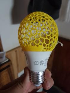 LED Bulb Voronoi 3D Printer Model