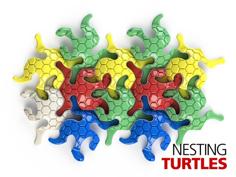 Nesting Turtles 3D Printer Model