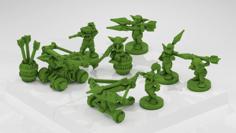 Warmaster Goblin Spear Chukka 3D Printer Model