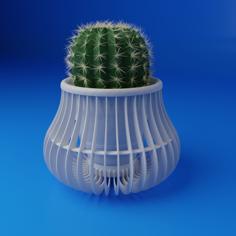 Stylish Plant Pot 3D Printer Model