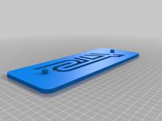 Subaru STI Logo Front Plate 3D Printer Model