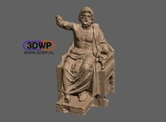 Zeus Sculpture (Statue 3D Scan) 3D Printer Model