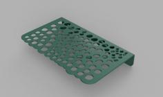 Voronoi Design Wall Shelf Type 2 3D Printer Model