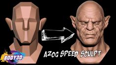 Azog Bust – The Hobbit 3D Printer Model