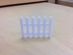 Picket Fence 3D Printer Model