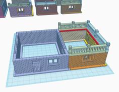 20mm Remix: Two Story Bldg-1  Extension 3D Printer Model