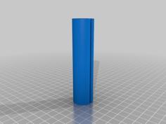 AA To C Battery Adapter 3D Printer Model