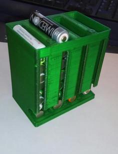 AA And AAA Battery Dispenser 3D Printer Model