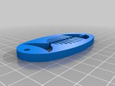 Fish Key Chain 3D Printer Model