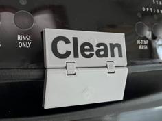 Clean Dirty Dishwasher Sign 3D Printer Model