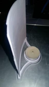 Lithophan Candle Colder 3D Printer Model