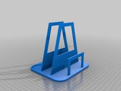 Napkin Holder With Condiments And Coaster 3D Printer Model