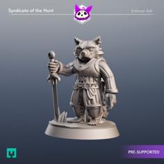 Syndicate Of The Hunt | Enforcer Ash (Unsupported) 3D Printer Model