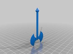 2 Sided Prop Axe 3D Printer Model