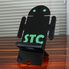 Laser Cut Android Phone Stand