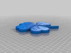 Four Leaf Clover 3D Printer Model