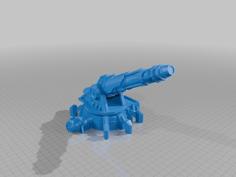 Orbital Gun | For 10mm Scale Games 3D Printer Model