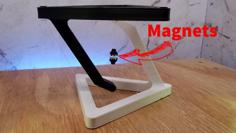 Magnetic Tensegrity Triangle 3D Printer Model