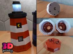 Lunar Lighthouse Puzzle Box – Improved! 3D Printer Model