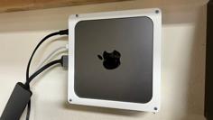 2018 Mac Mini Holder – Under Desk Or Wall Mount 3D Printer Model