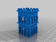 Minas Tirith Batiments Resized For Lotr Sbg 3D Printer Model