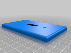 Lightswitch Coverplate 3D Printer Model