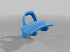 Headphone Holder Wallmount 3D Printer Model