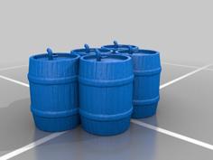 Dungeons And Dragons Barrels Tapped 3D Printer Model