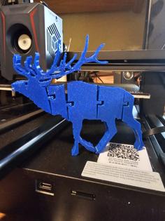 Flexi-Elk 3D Printer Model