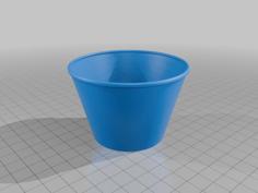 Bowl For Pringles Lid 3D Printer Model