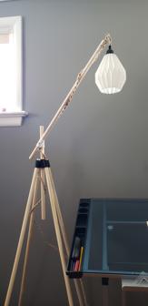 Wood Dowel Lamp 3D Printer Model