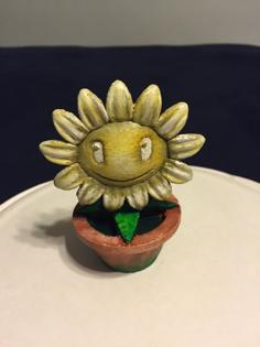 Plants Vs Zombies Potted Sunflower 3D Printer Model