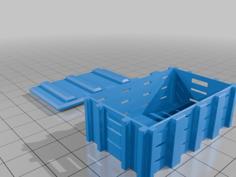 Crate 3 & Lid V1 3D Printer Model