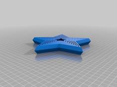 Fidget Star 3D Printer Model