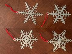 Snowflake Ornament 3D Printer Model