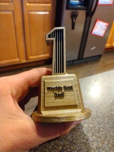 World’s Best Dad Trophy 3D Printer Model