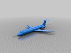 McDonnell Douglas MD-87 Waterbomber 3D Printer Model