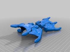 Screaming Death Articulated 3D Printer Model