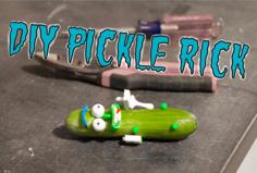 DIY Pickle Rick 3D Printer Model